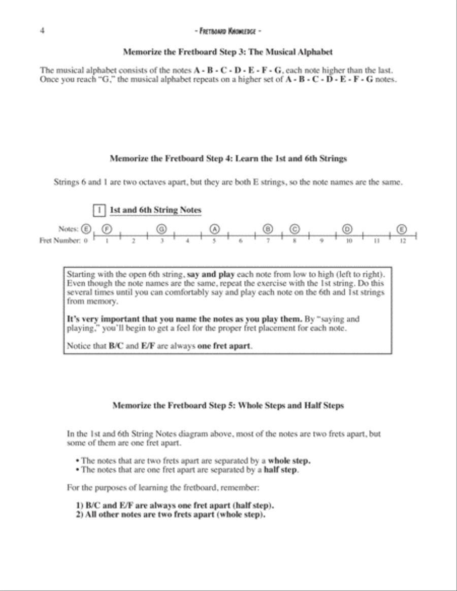 Melody Guitar Book 4: Exploring the Fretboard Guitar scores gallery preview page 4