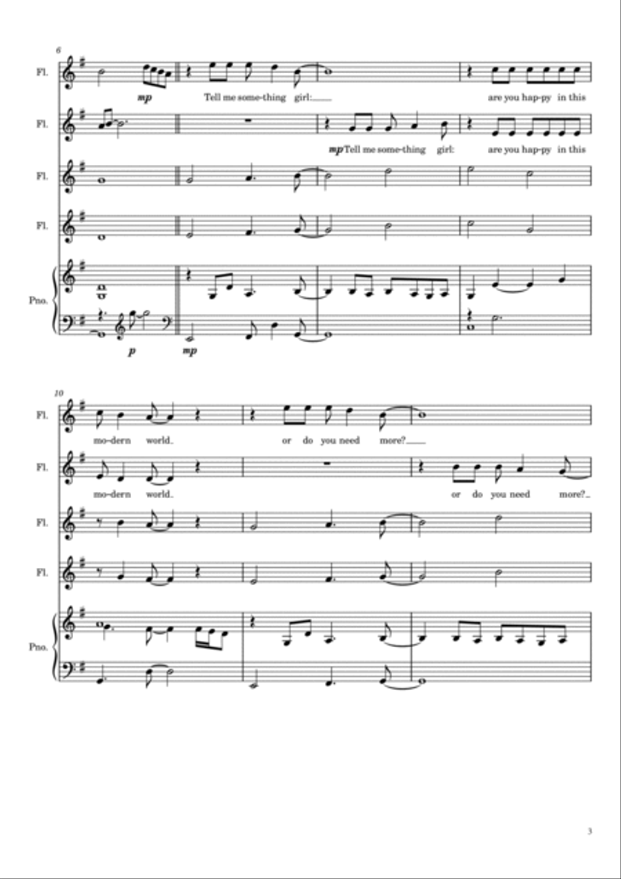 Shallow Shallow Woodwind Ensemble scores gallery preview page 3