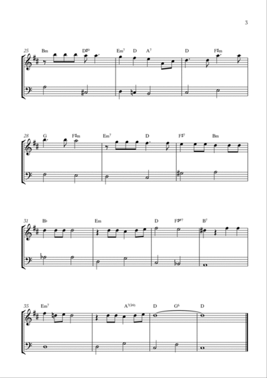 What A Wonderful World B-Flat Clarinet scores gallery preview page 3