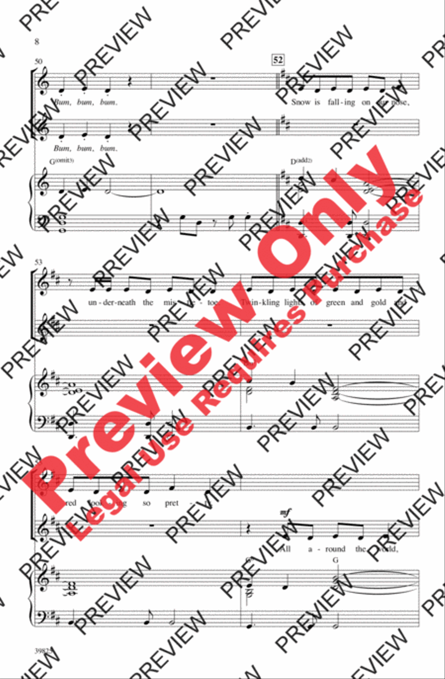 Falala Falala Women's Choir scores gallery preview page 8