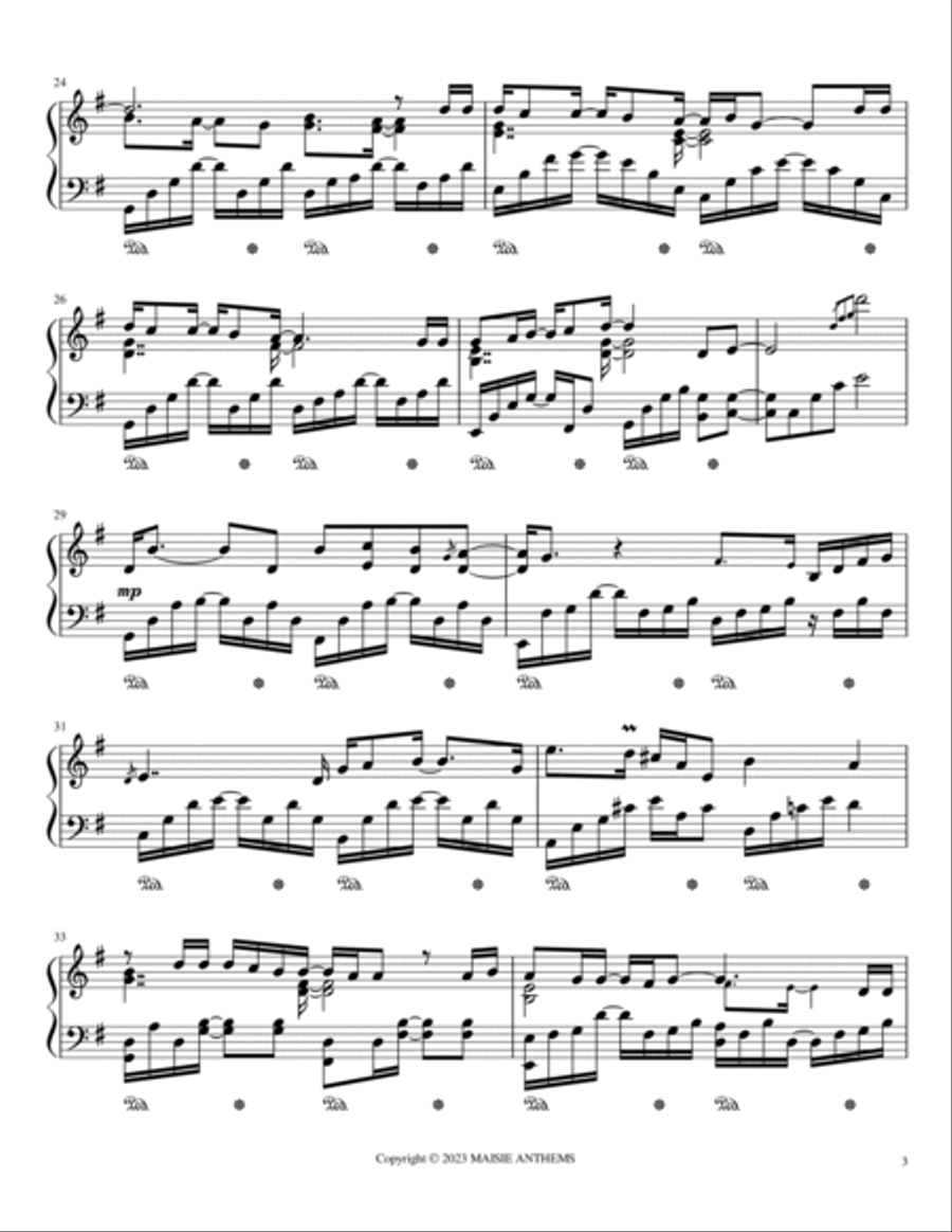 You Remember Piano Solo scores gallery preview page 3