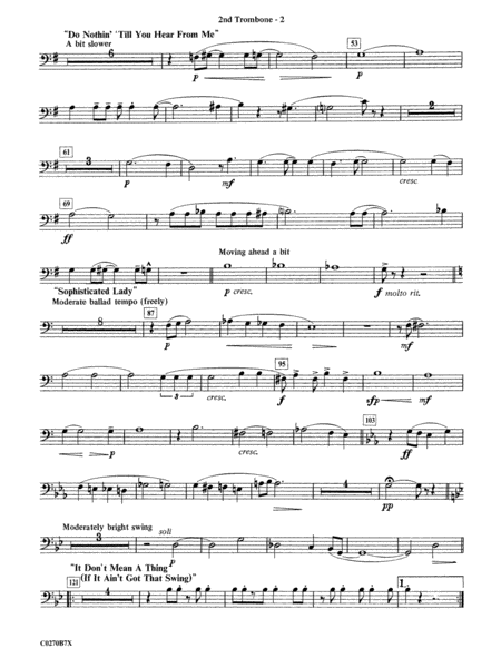 Duke Ellington: 2nd Trombone