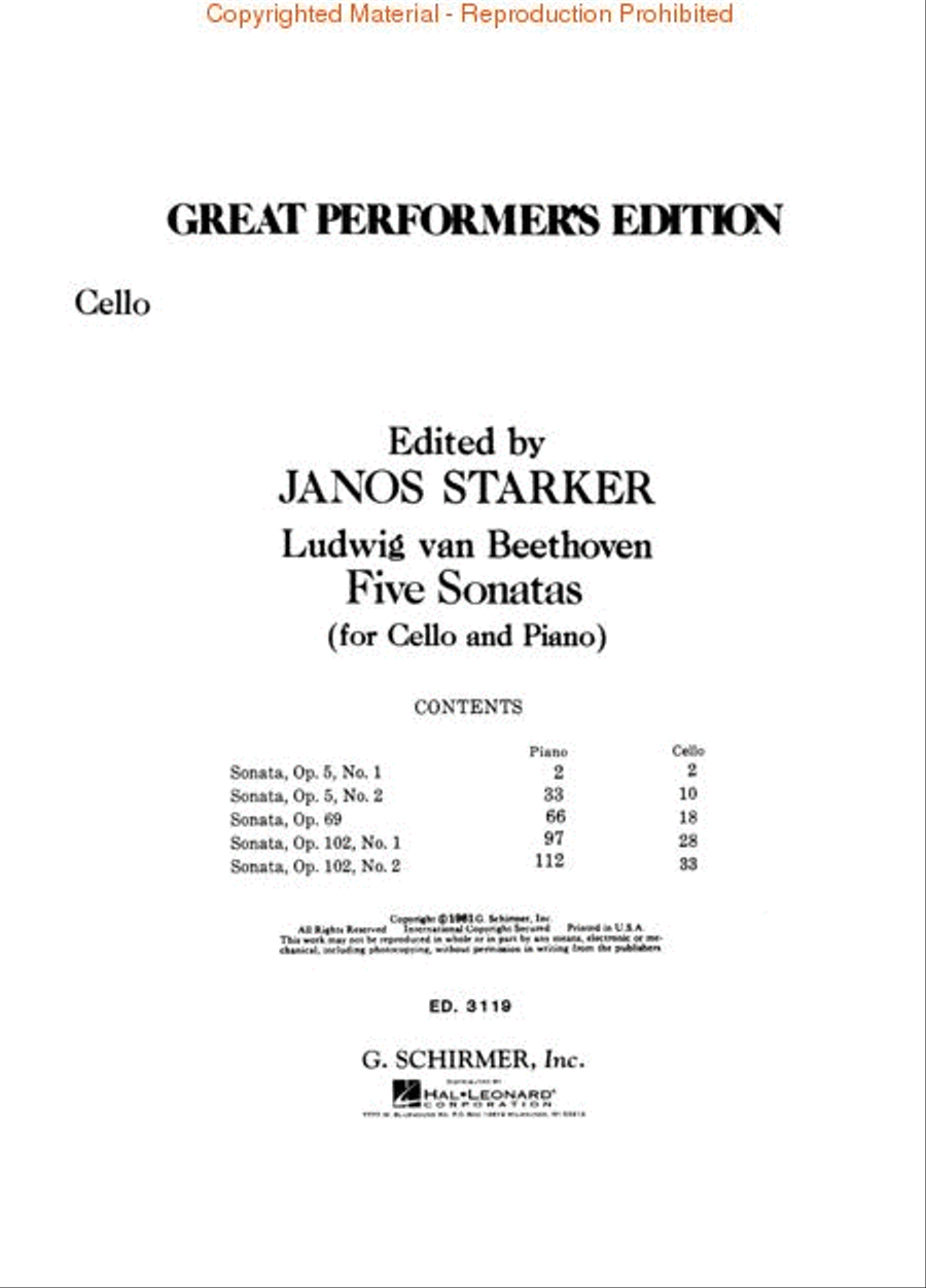 5 Sonatas Piano Accompaniment scores gallery preview page 2