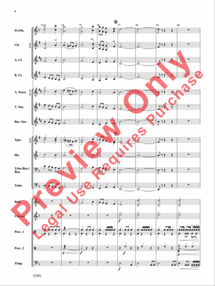 Castles and Dragons Castles and Dragons Concert Band scores gallery preview page 7
