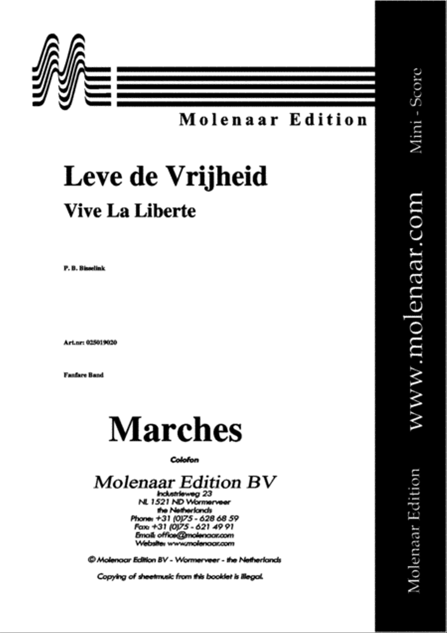 Leve de Vrijheid Leve de Vrijheid Fanfare Band scores gallery preview page 2