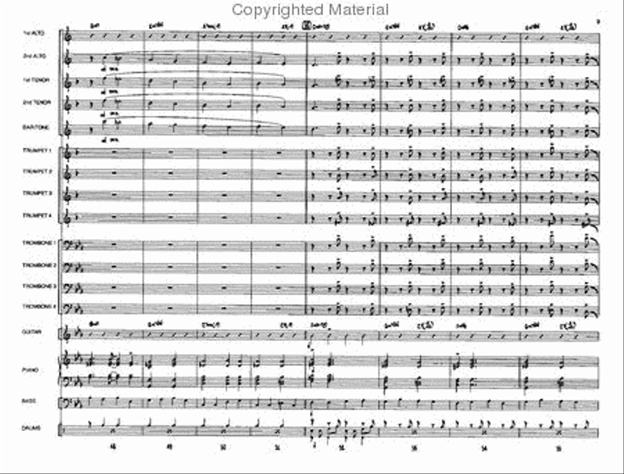 Eenie, Meenie, Minor Mode Jazz Ensemble scores gallery preview page 8
