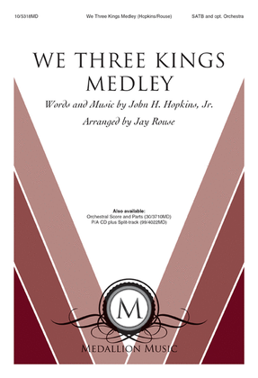 Book cover for We Three Kings Medley