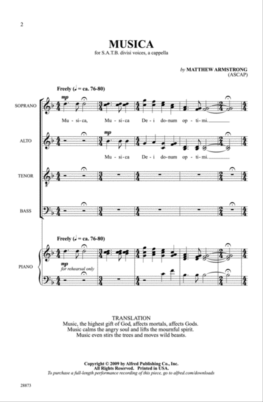 Musica Musica 4-Part scores gallery preview page 2