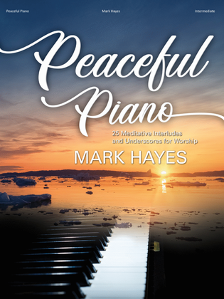Book cover for Peaceful Piano