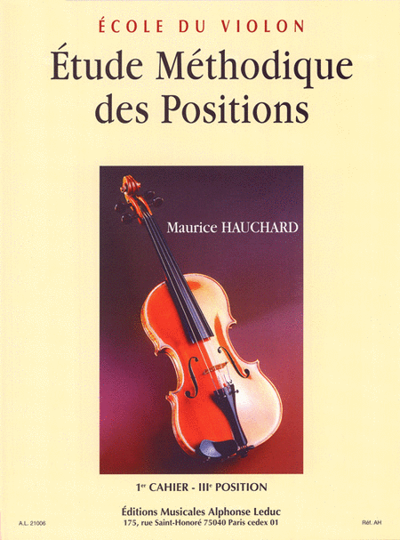 Etude Des Positions Volume 1 Violon