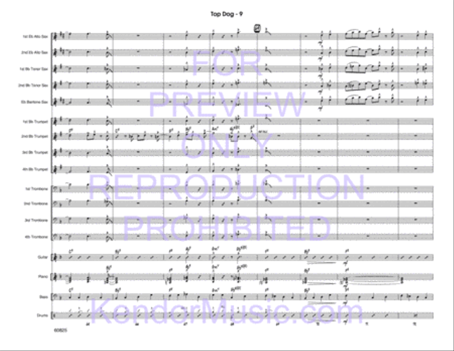 Top Dog Jazz Ensemble scores gallery preview page 10
