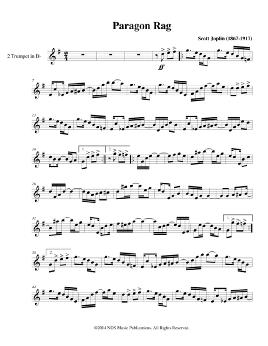 Paragon Rag: Classic Ragtime for Brass (Trumpet 2)