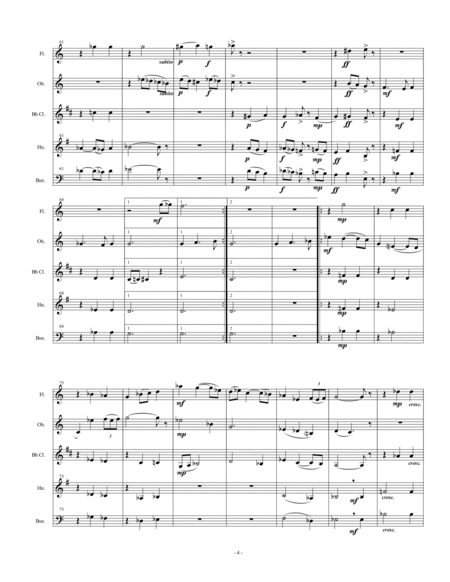 Horn (or Bassoon) Wind Quartet #4
