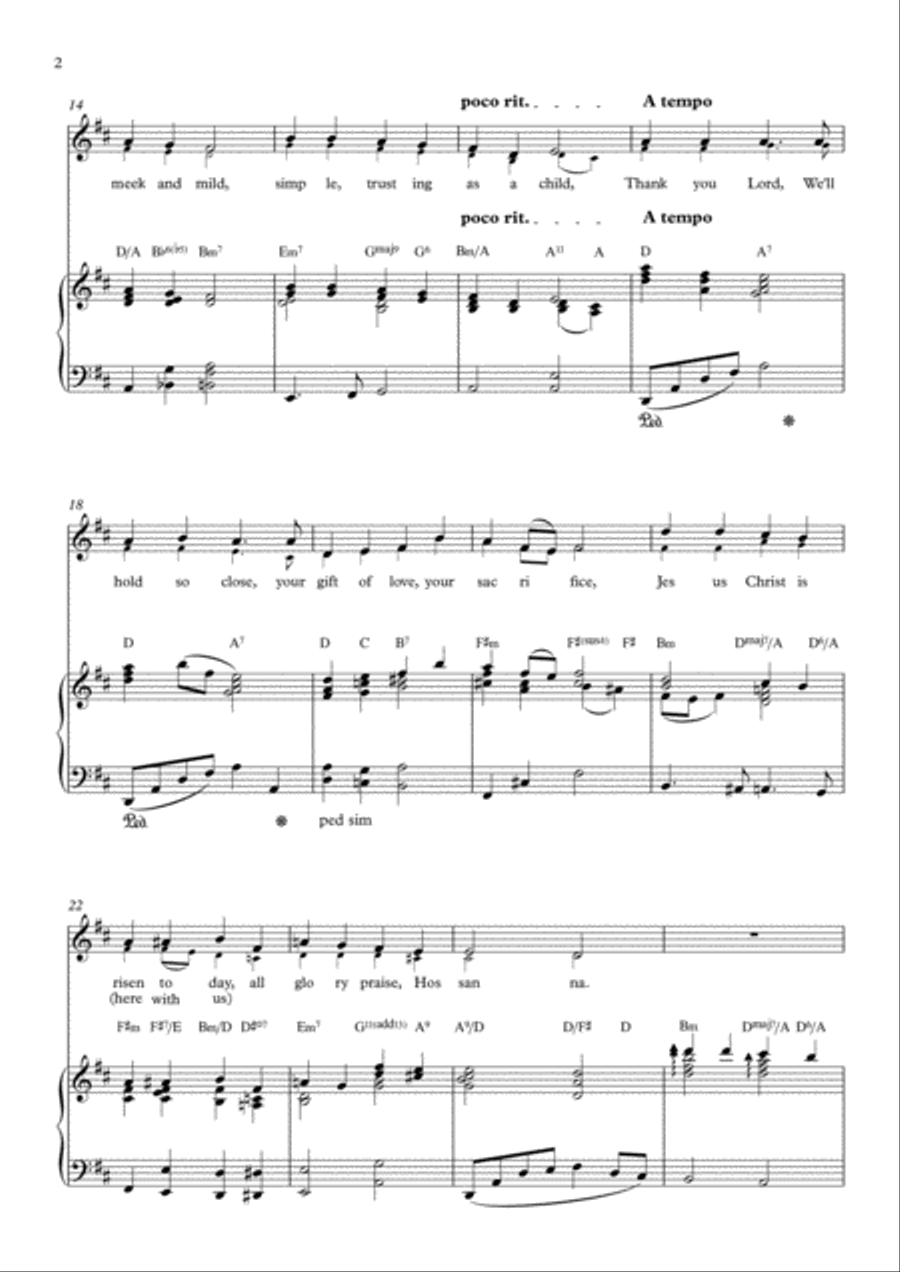 Lord O'er All Choir scores gallery preview page 2