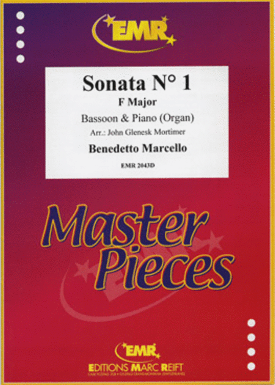 Sonata No. 1 in F Major Bassoon Solo scores gallery preview page 1