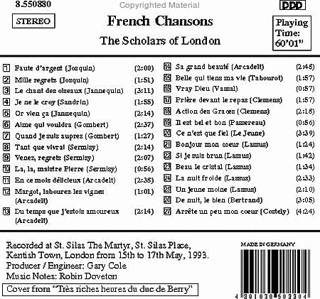 French Chansons image number null