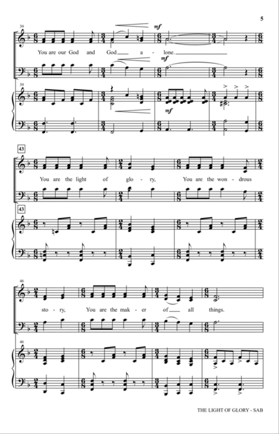 The Light Of Glory 3-Part scores gallery preview page 4