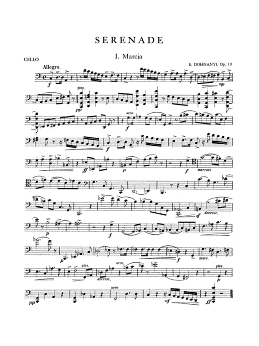 Dohnányi: Serenade, Op. 10