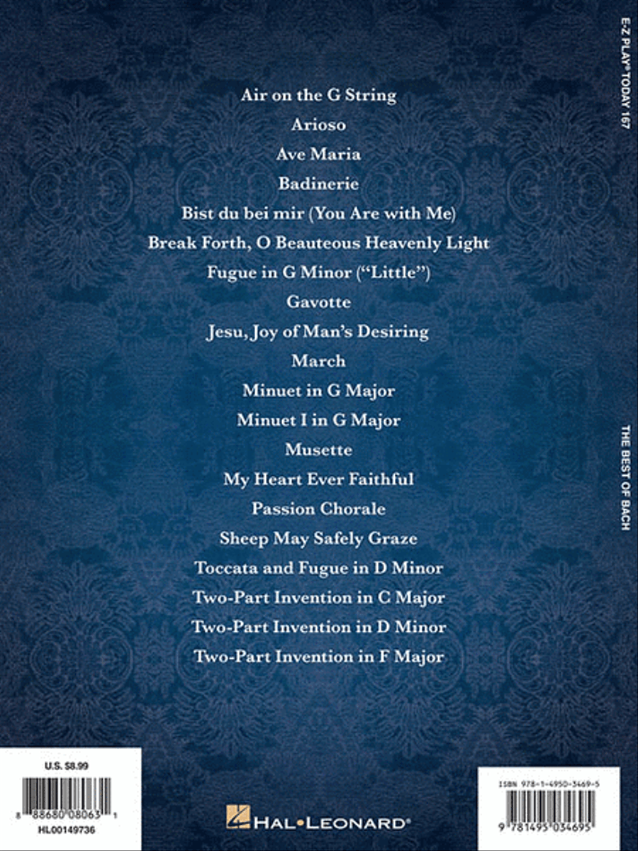The Best of Bach Electronic Keyboard scores gallery preview page 2