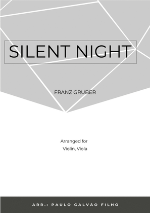 Book cover for SILENT NIGHT - VIOLIN & VIOLA