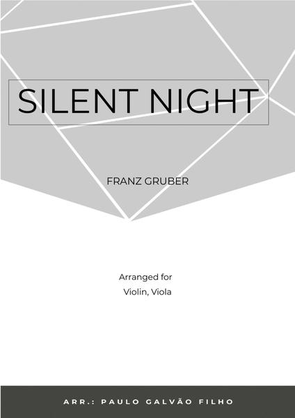 SILENT NIGHT - VIOLIN & VIOLA image number null