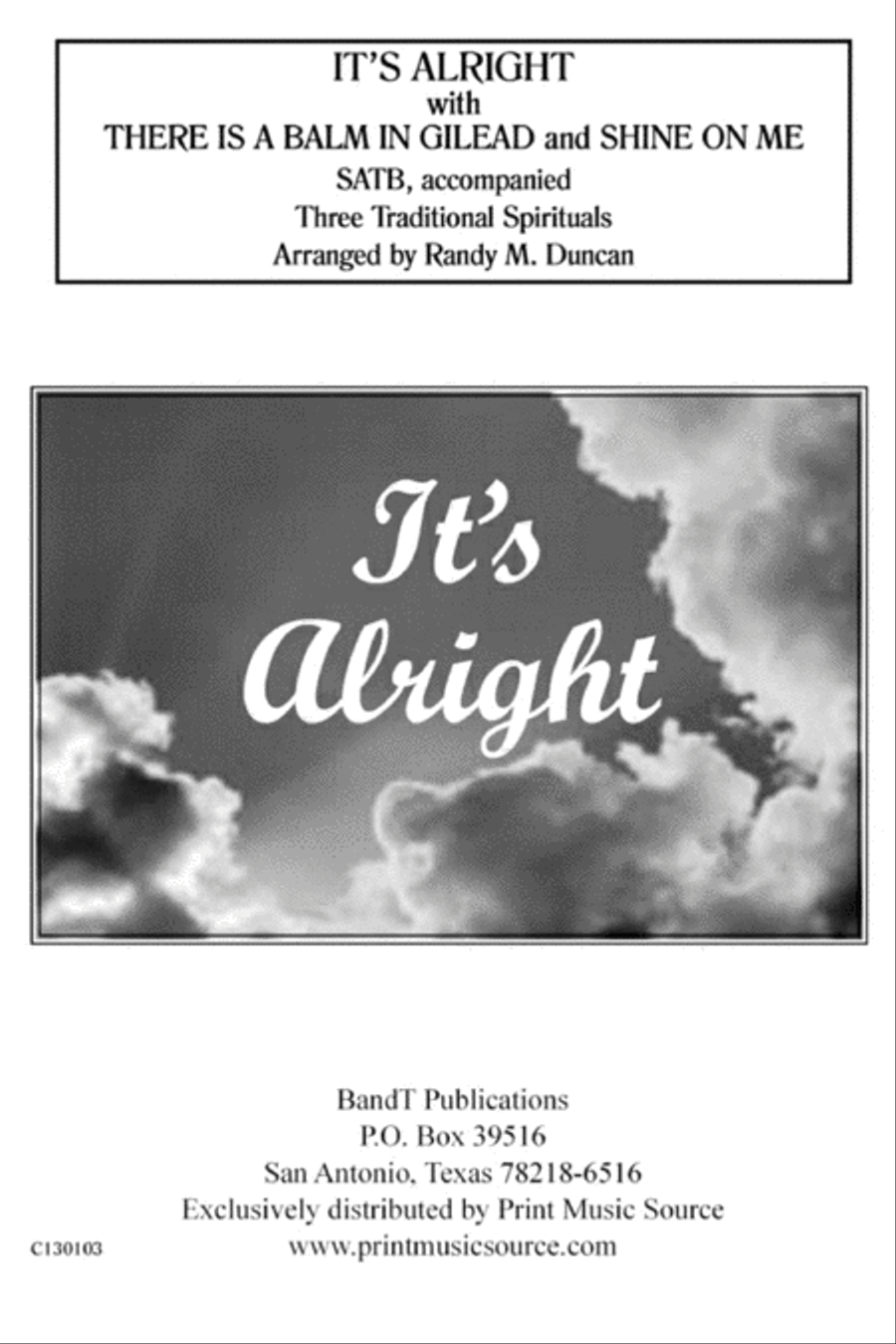 It's Alright Medley It's Alright Medley 4-Part scores gallery preview page 1