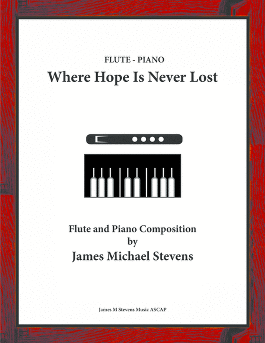 Where Hope Is Never Lost - Flute & Piano image number null