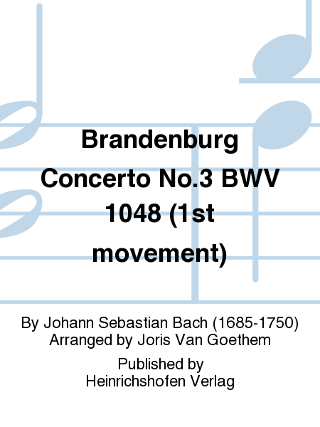 Brandenburg Concerto No. 3 BWV 1048 (1st movement)