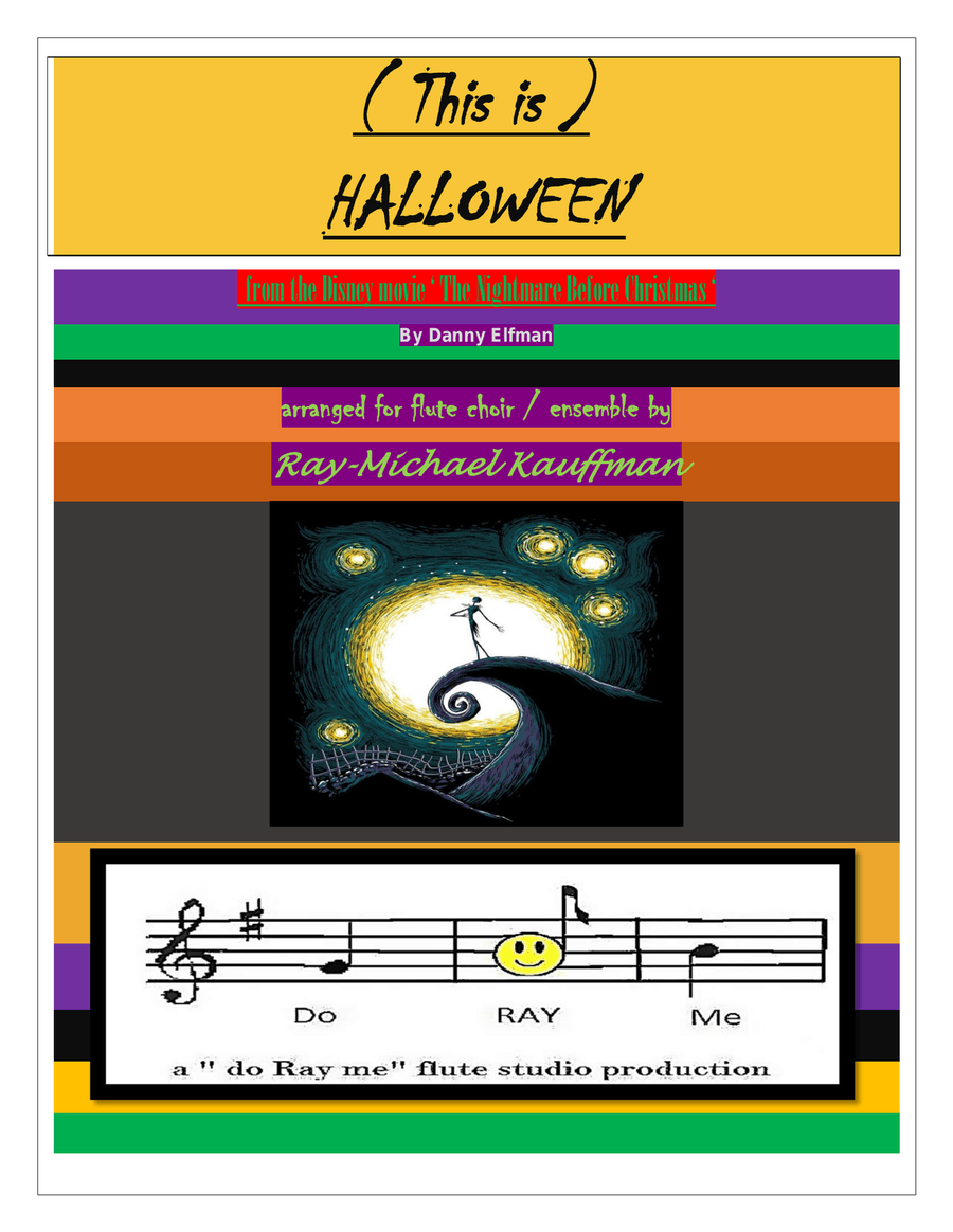 This Is Halloween Woodwind Ensemble scores gallery preview page 1