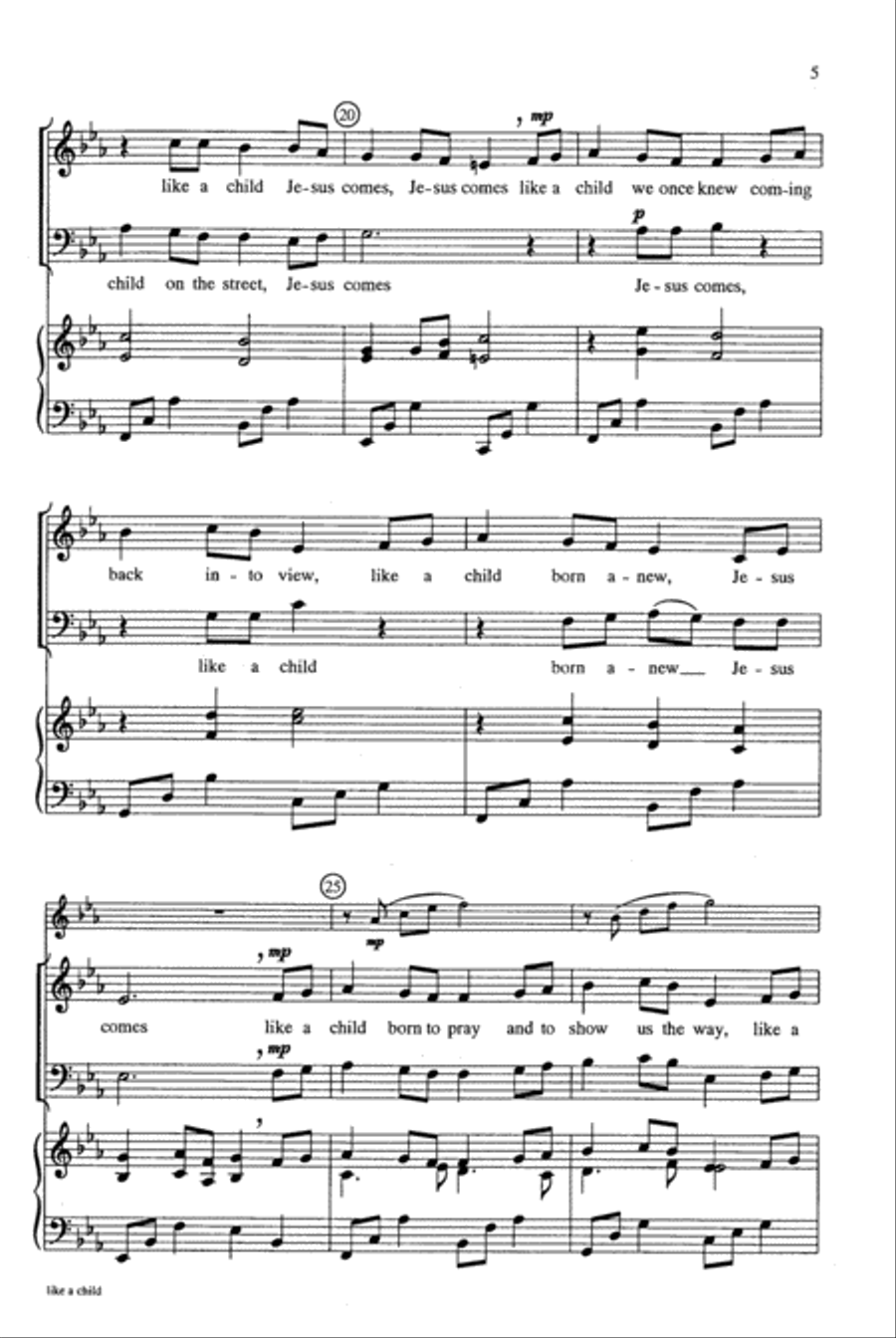 Like a Child Like a Child 2-Part scores gallery preview page 4