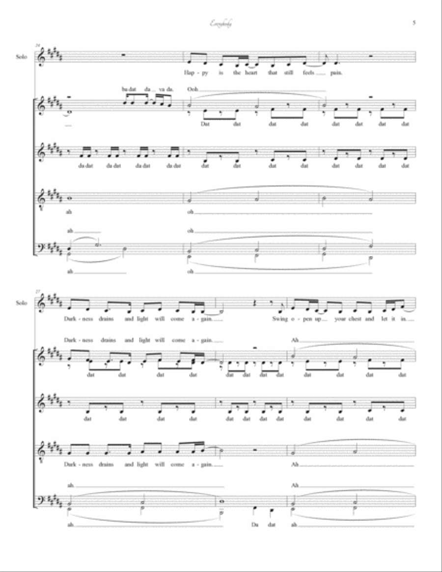 Everybody Divisi scores gallery preview page 5