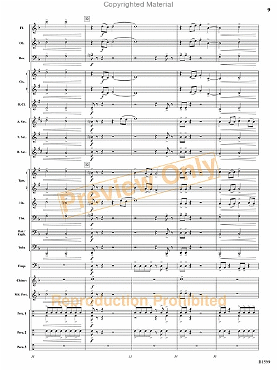 Terminal Velocity Concert Band scores gallery preview page 10