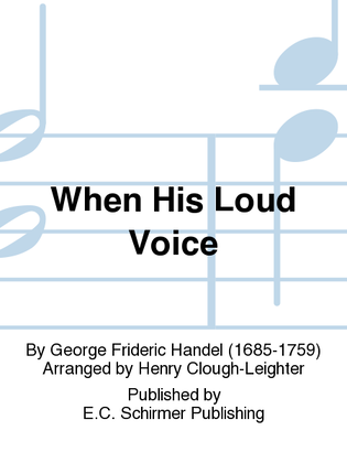Jephtha: When His Loud Voice
