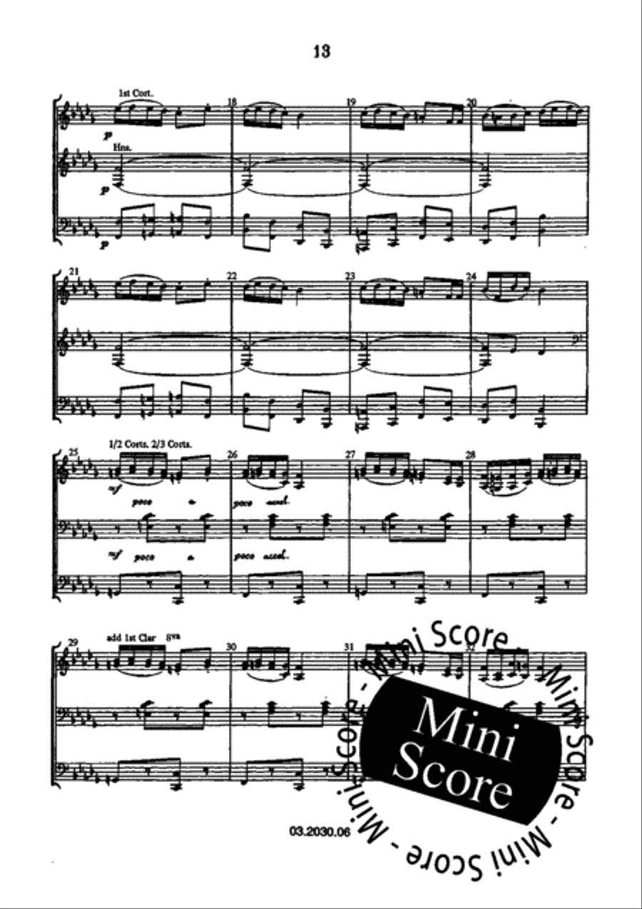 Suite on Russian Dances Fanfare Band scores gallery preview page 17