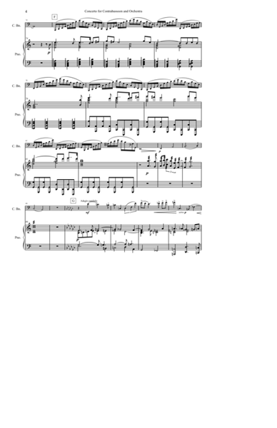 Concerto for Contrabassoon and Orchestra - Piano Reduction