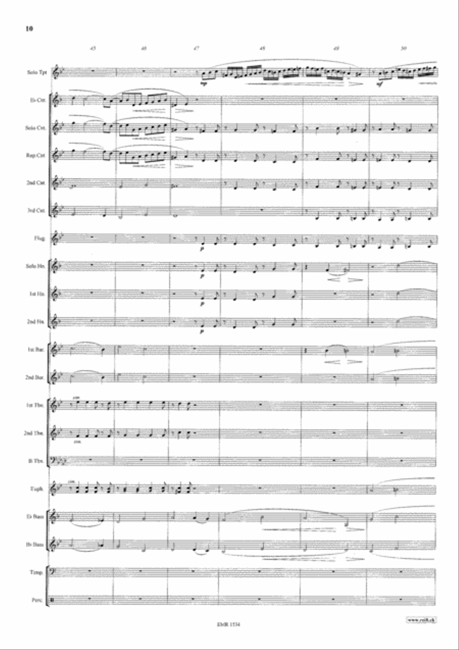 Konzertstuck No. 2 Brass Band scores gallery preview page 11