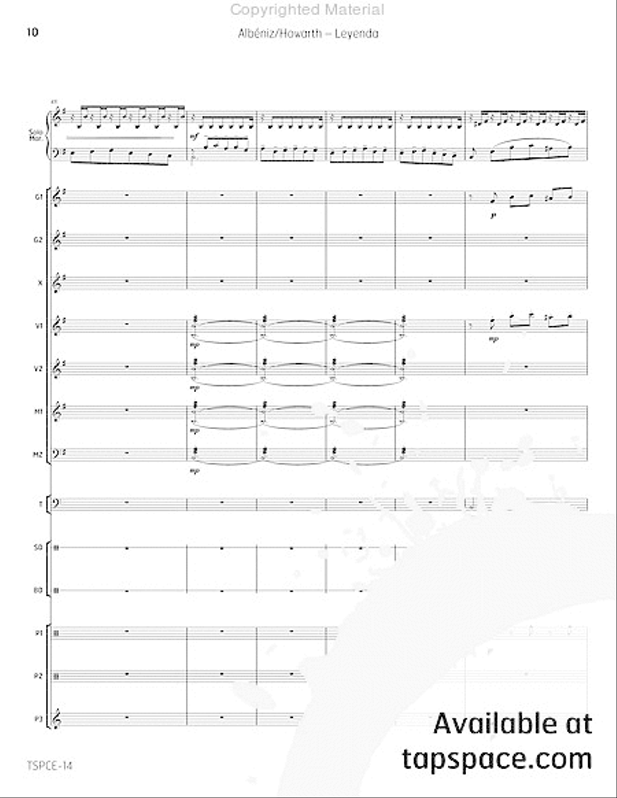 Leyenda Percussion Ensemble scores gallery preview page 13