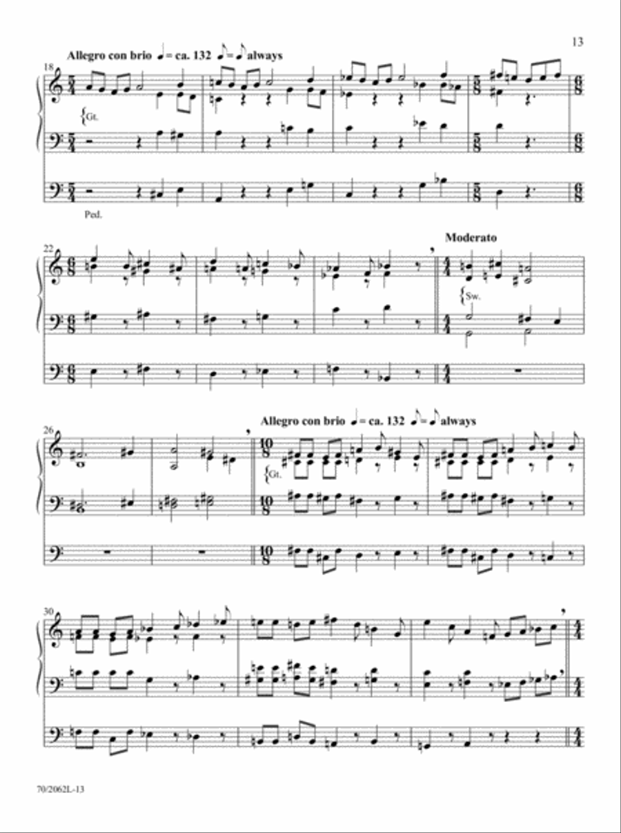 The Sacred Organ Library, Vol. 2 Organ Solo scores gallery preview page 9