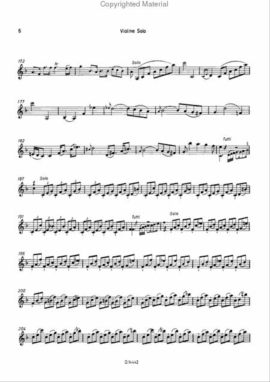 Concerto F-Dur Concerto F-Dur School and Community scores gallery preview page 42