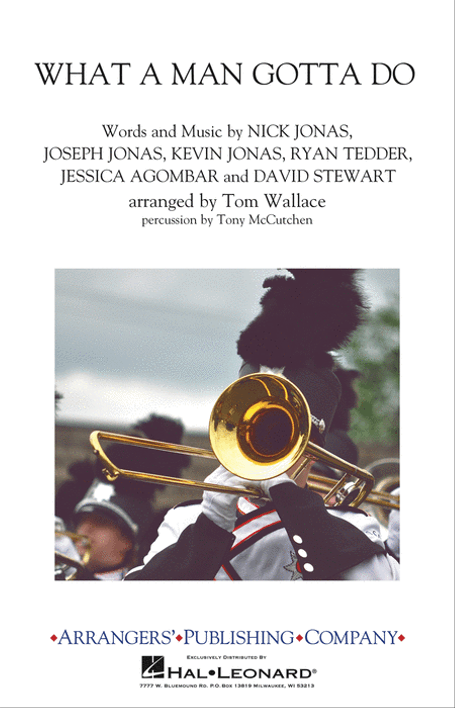 What a Man Gotta Do Marching Band scores gallery preview page 1