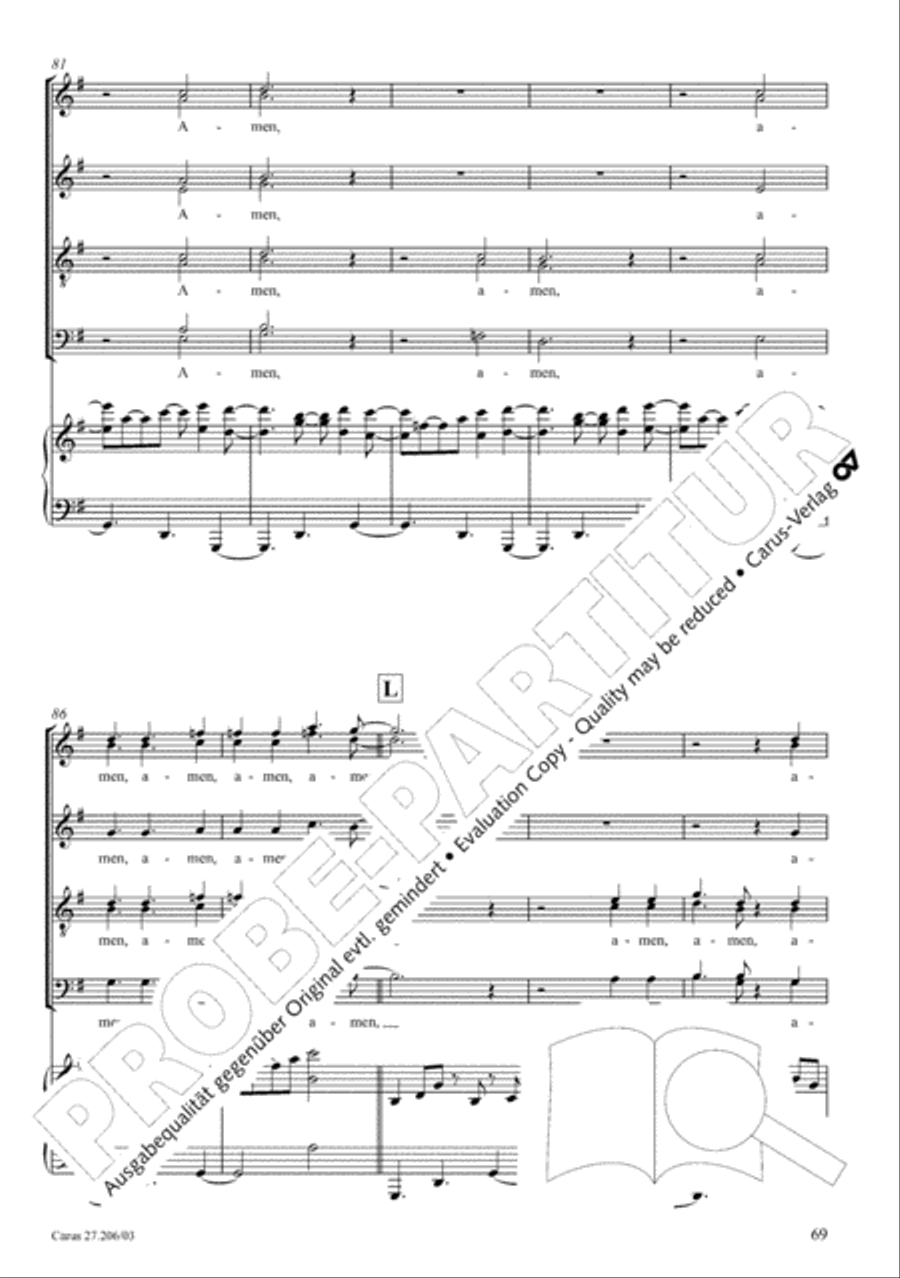 Magnificat 4-Part scores gallery preview page 70