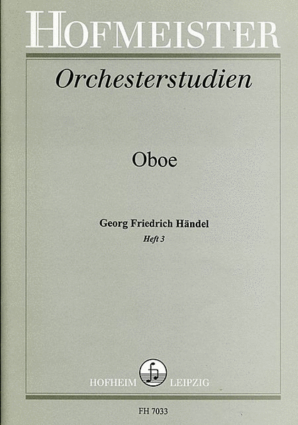 Handel-Studien fur Oboe