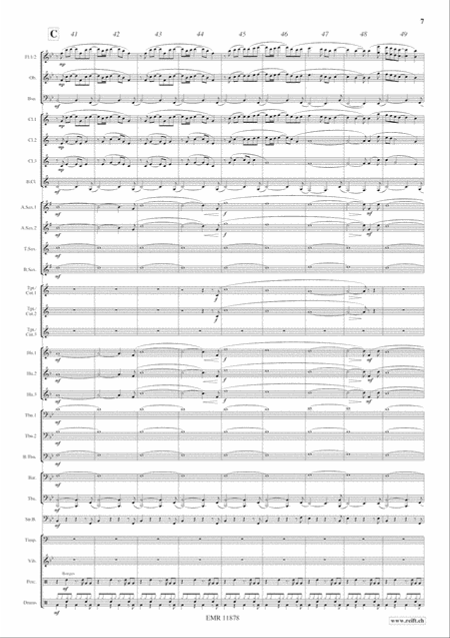 Jonathan Livingston Seagull Concert Band scores gallery preview page 8