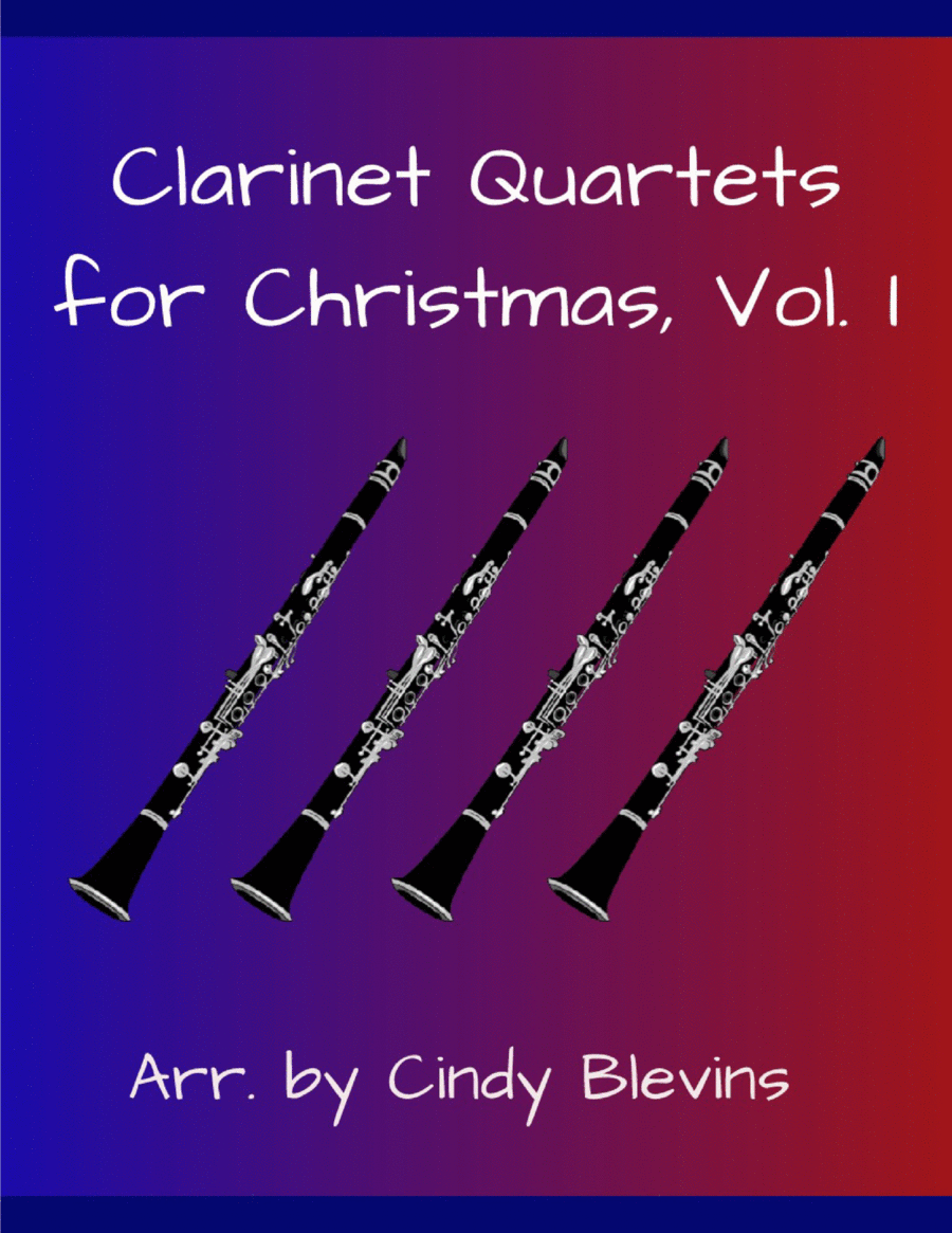 Clarinet Quartets for Christmas, Vol. I Clarinet Quartet scores gallery preview page 1
