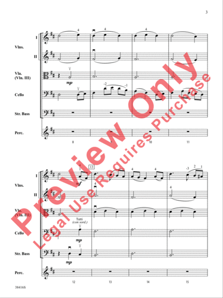 The Last Rose of Summer String Orchestra scores gallery preview page 4