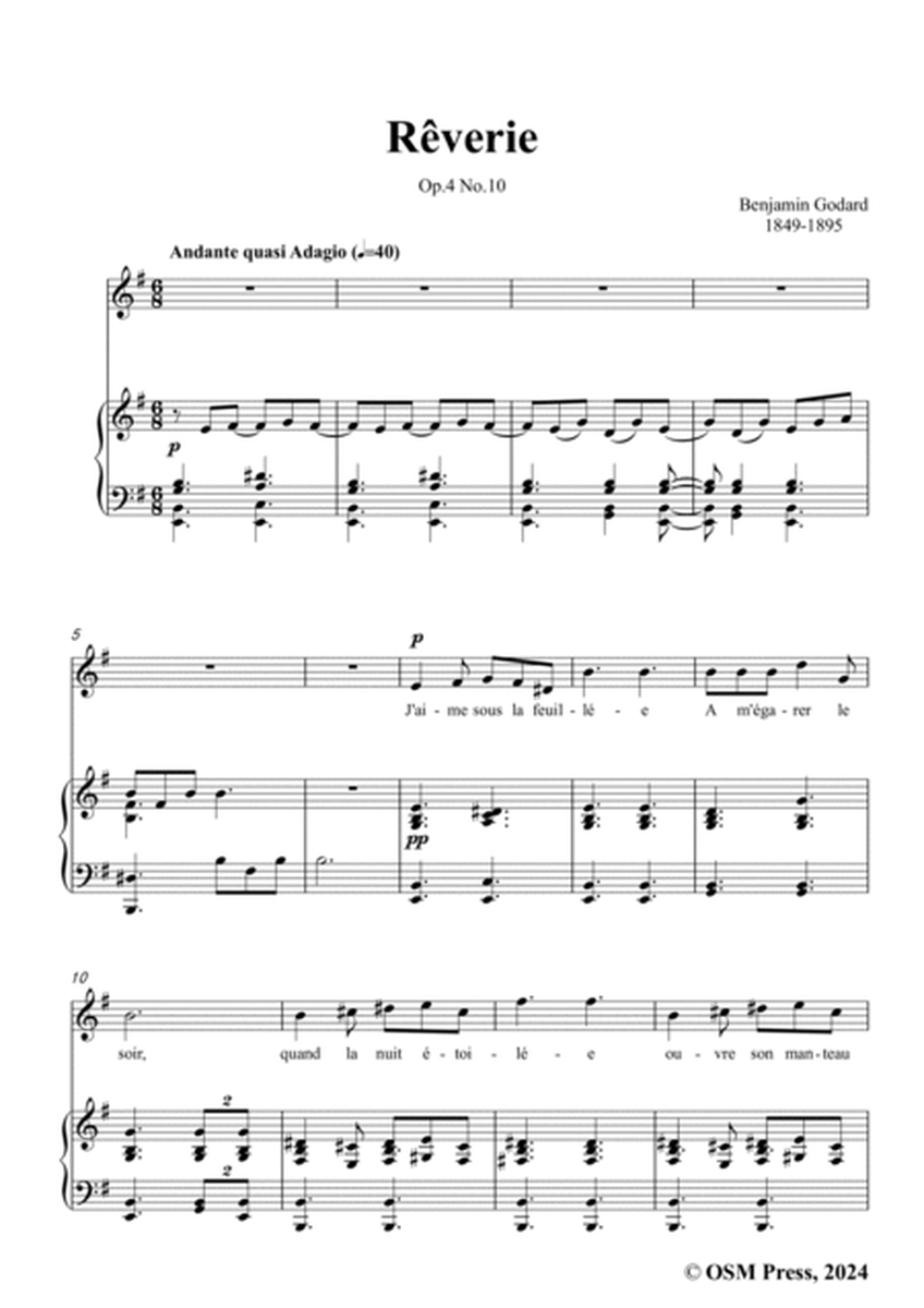 B. Godard-Rêverie,Op.4 No.10,in e minor