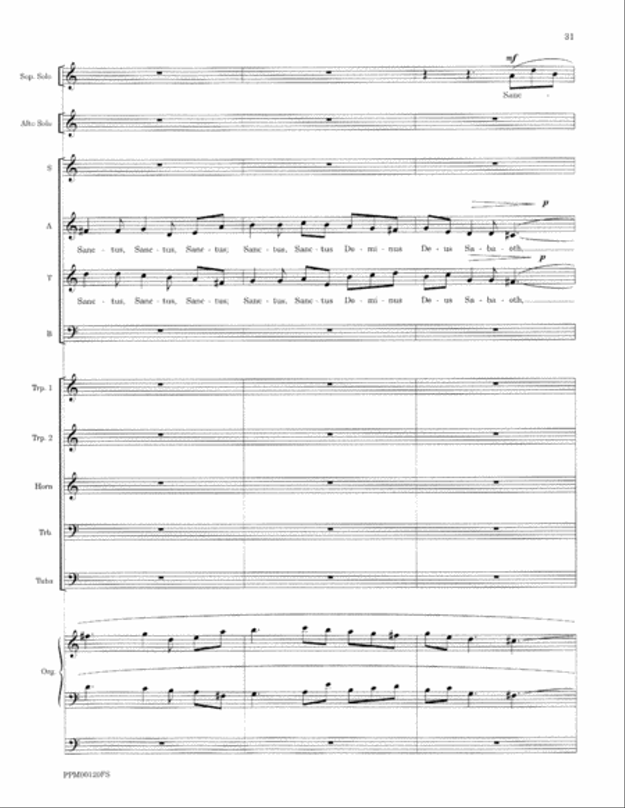 Transfiguration: An Ecumenical Mass - Full Score Divisi scores gallery preview page 34