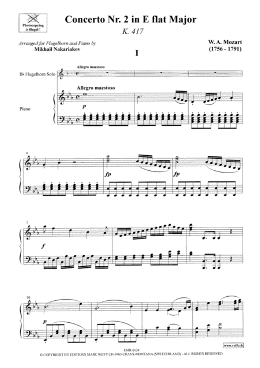 Concerto No. 2 Flugelhorn scores gallery preview page 13