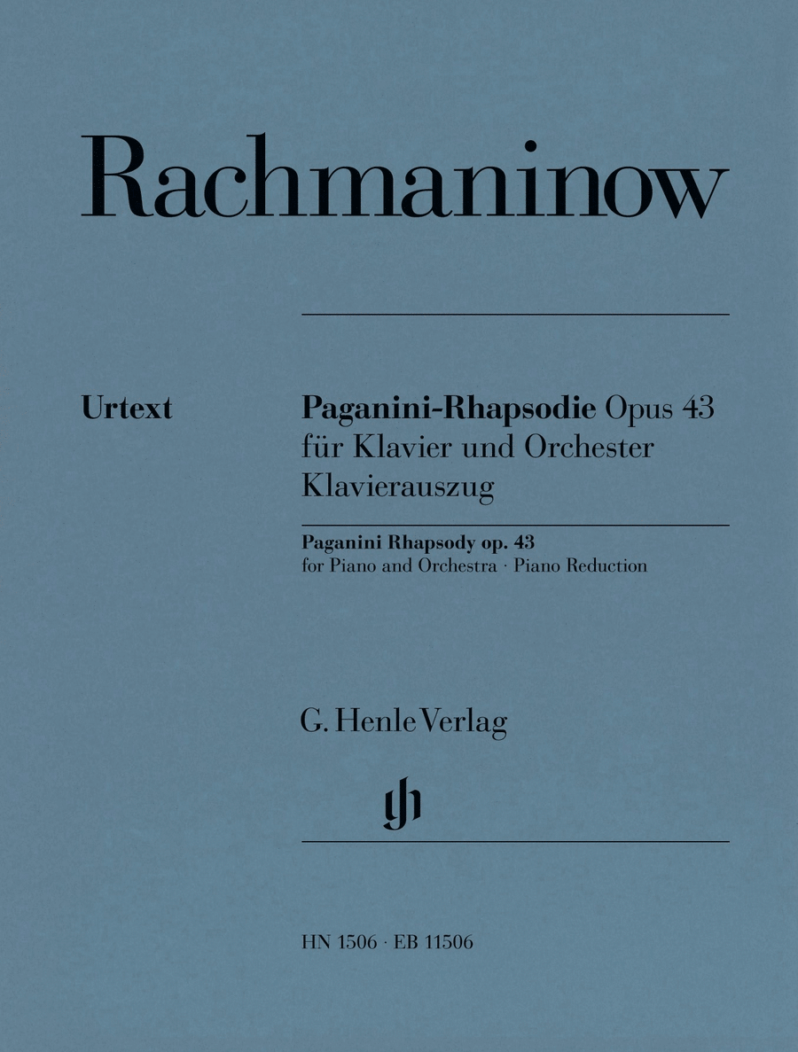 Rapsodie Sur Un Theme De Paganini Op. 43