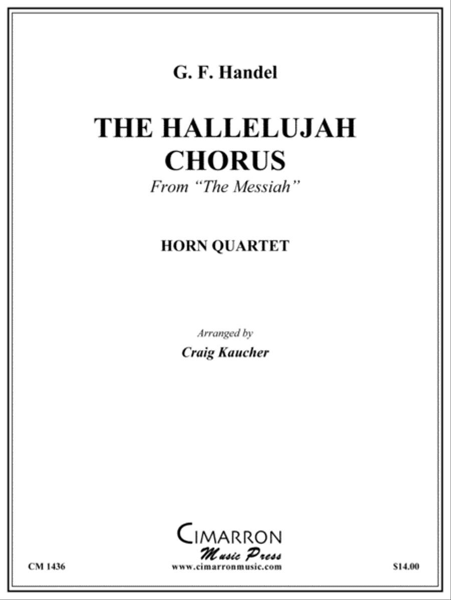 Hallelujah Chorus Horn scores gallery preview page 1